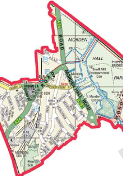 Link to document about Morden's individual neighbourhoods