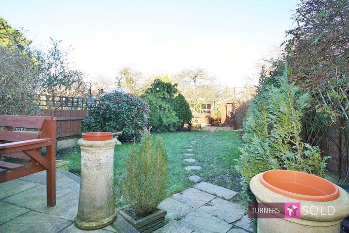 Rear garden in house for sale, Northway, Morden, Turners Property