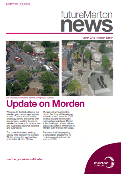 Future Merton's Morden Regeneration Newsletter March 2015