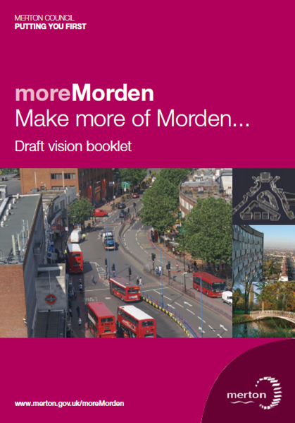 Merton Council's More Morden Draft Vision Booklet