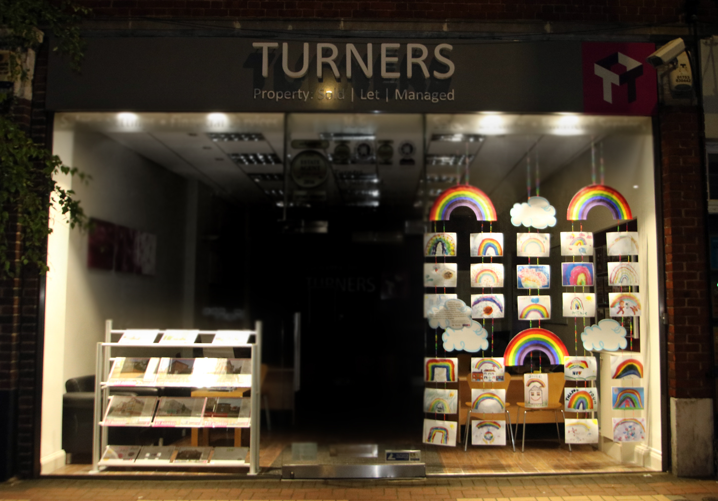 Turners-Property-Clap-For-Carers-Window Display