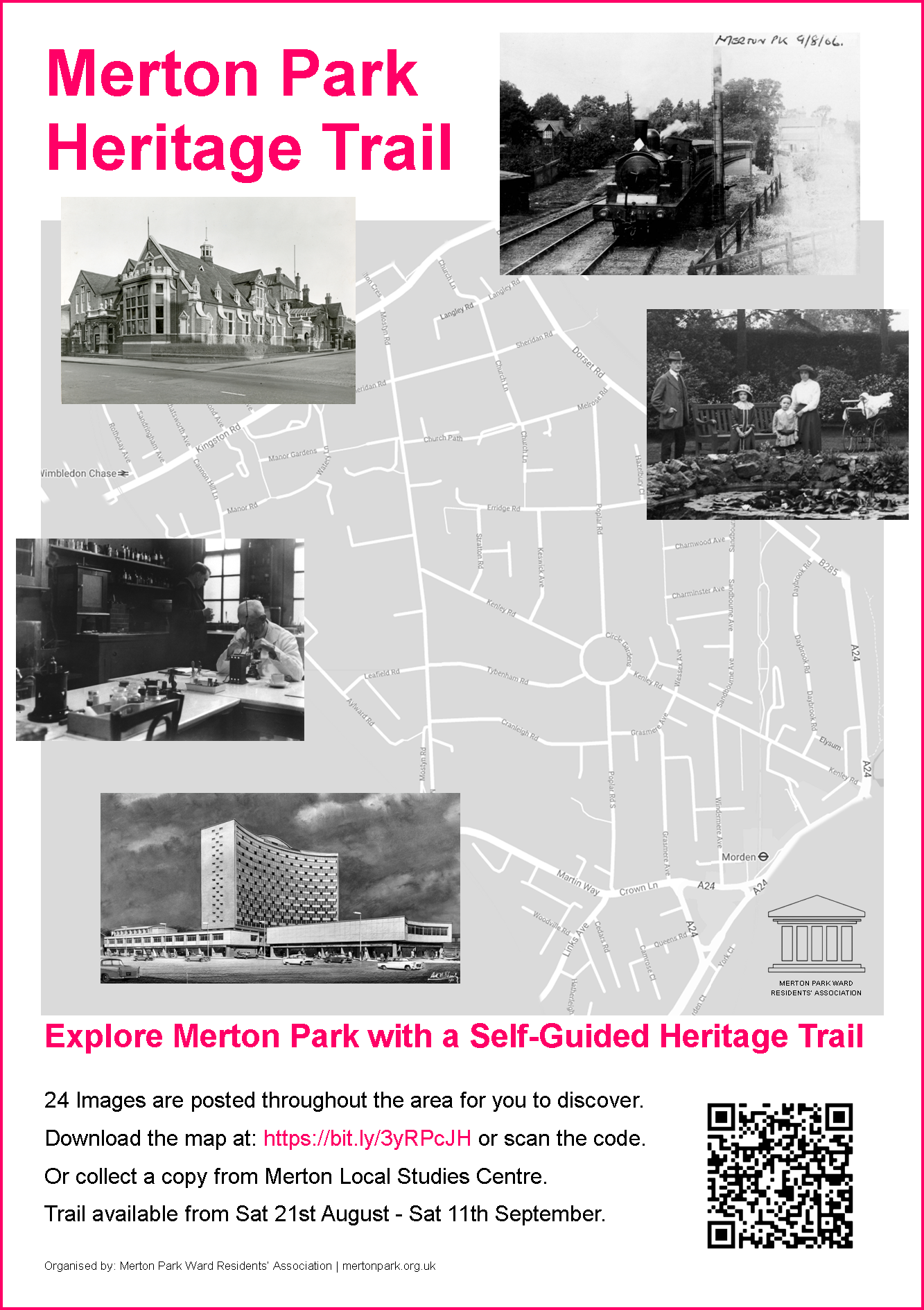 Poster for Merton Park Heritage Trail 2021